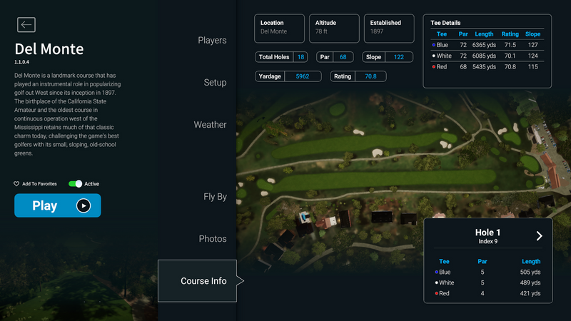 ForesightSportsCanada Del Monte Golf Course